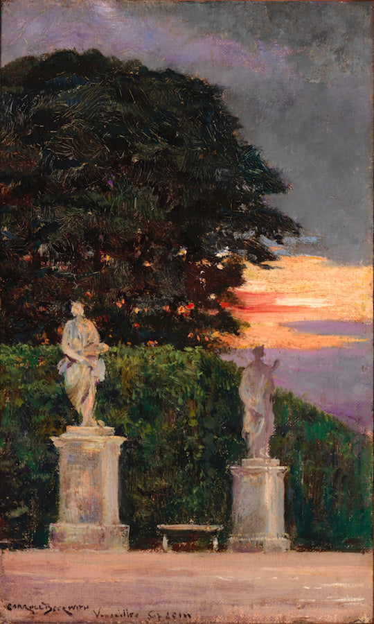 Corner of the Terrace, Versailles by James Carroll Beckwith,A3(16x12")Poster