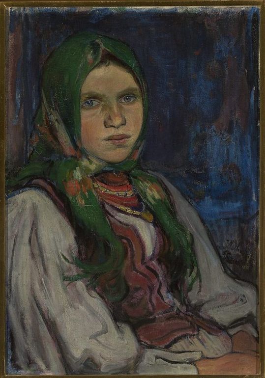 Peasant Girl by Wladyslaw Slewinski,A3(16x12")Poster