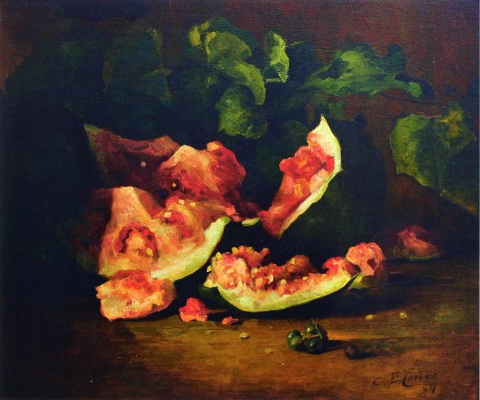 Broken Watermelon, vintage artwork by Charles Ethan Porter, 12x8" (A4) Poster