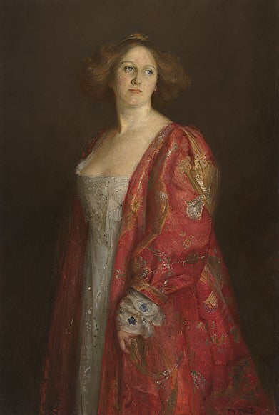 Madame Hartl, vintage artwork by Tom Roberts, 12x8" (A4) Poster
