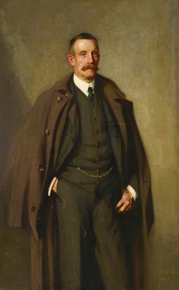John M. Denny, vintage artwork by George Henry, R.A., R.S.A., R.S.W., 12x8" (A4) Poster