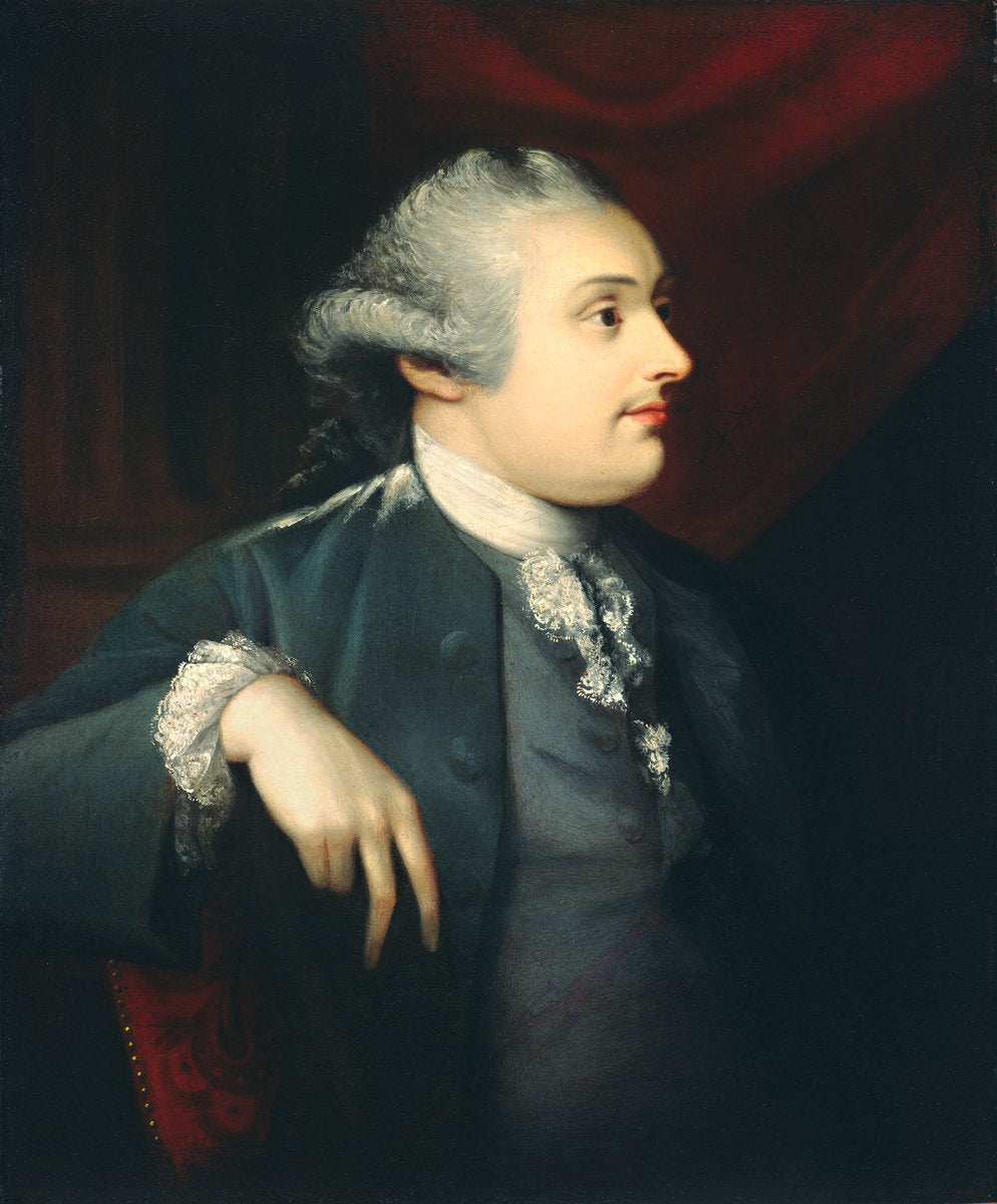 William Henry Cavendish Bentinck, 3rd Duke of Portland, vintage artwork by Matthew Pratt, 12x8" (A4) Poster