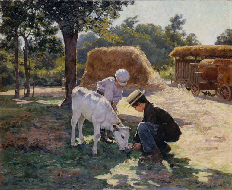 The Calf by Edwin Evans,A3(16x12")Poster