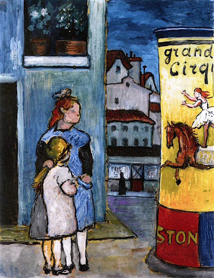 ont of a Billboard for Grand Cirque by Marianne von Werefkin,A3(16x12")Poster
