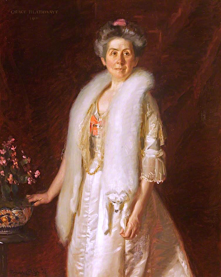Mrs George William Wynter Blathwayt by Francis Edward Crisp,16x12(A3) Poster