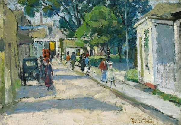 A Cape Cod Street by Pauline Lennards Palmer,A3(16x12")Poster