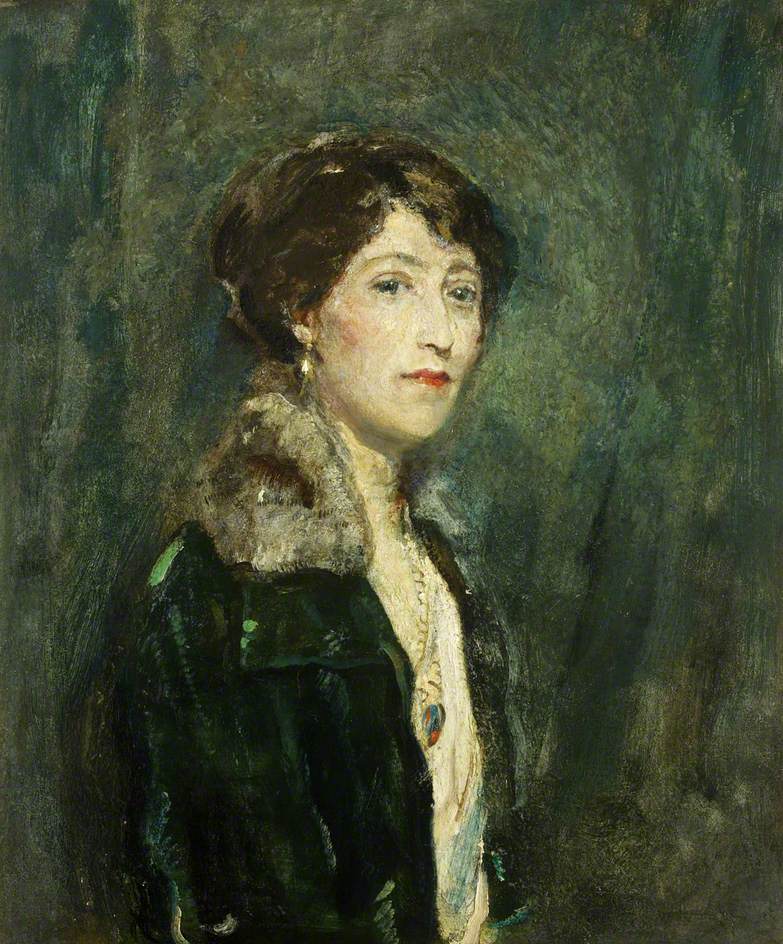 Lady Katharine Agnes Blanche Carnegie, vintage artwork by Ambrose McEvoy, 12x8" (A4) Poster
