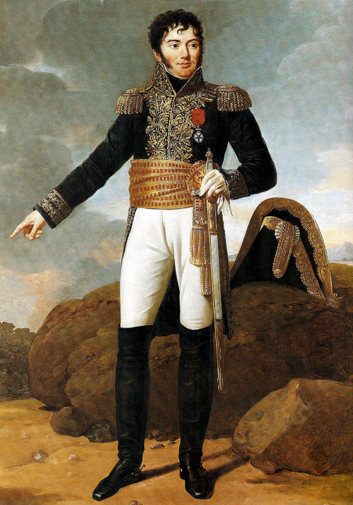 General Jean Victor Tharreau., vintage artwork by Robert Lefèvre, 12x8" (A4) Poster