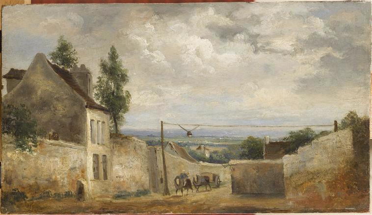 La Grand'route, vintage artwork by Camille Flers, A3 (16x12") Poster Print