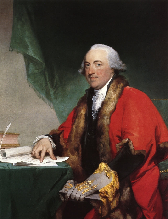 Henry Cruger, vintage artwork by Gilbert Stuart, 12x8" (A4) Poster