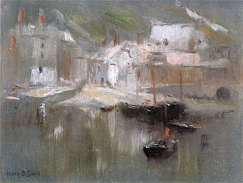 Foggy Morning, vintage artwork by Henry B. Snell, 12x8" (A4) Poster