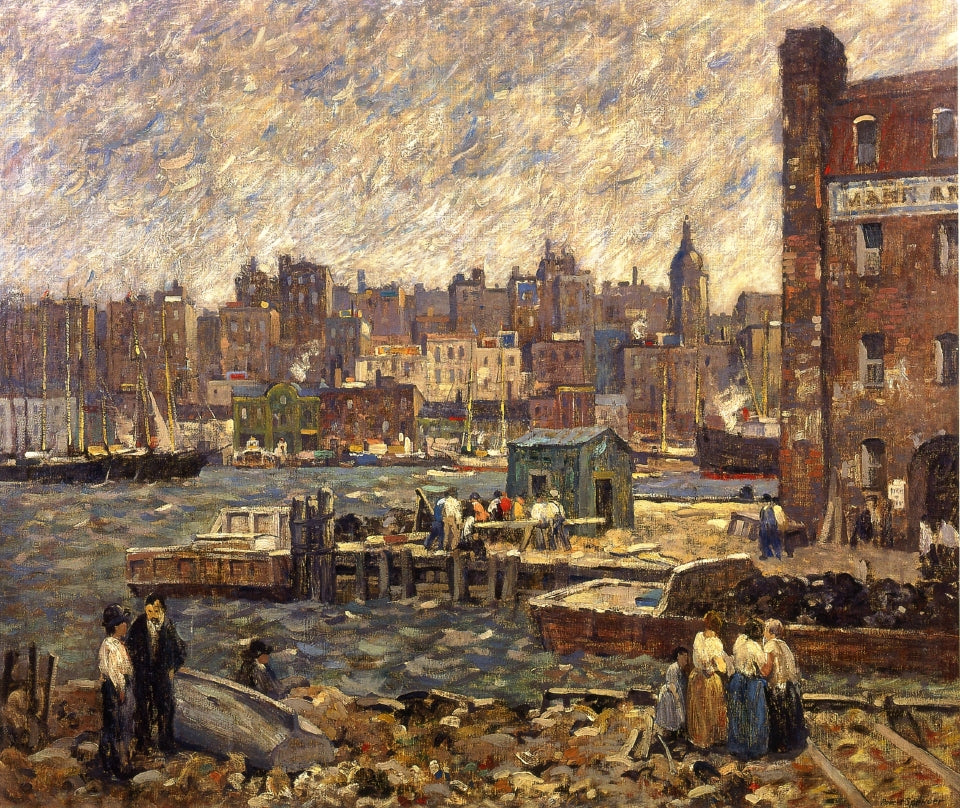 Weather, vintage artwork by Robert Spencer, 12x8" (A4) Poster