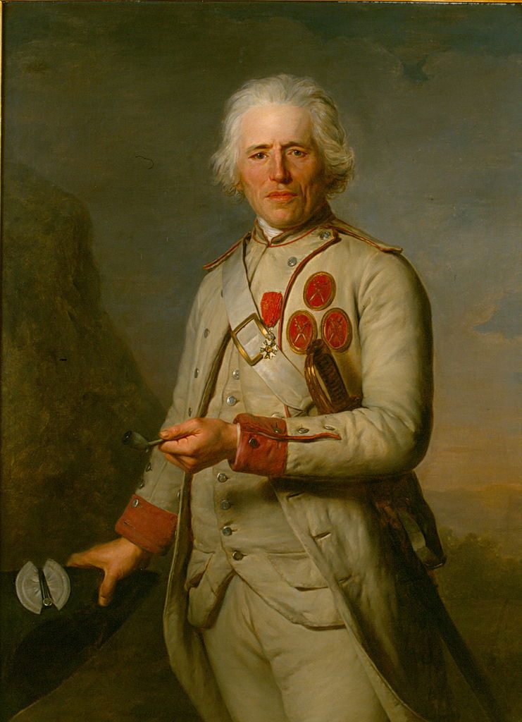 Portrait of Jean Thurel (1699-1807), vintage artwork by Antoine Vestier, 12x8" (A4) Poster