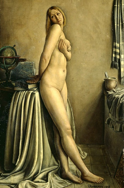 The languorous, vintage artwork by François-Emile Barraud, 12x8" (A4) Poster