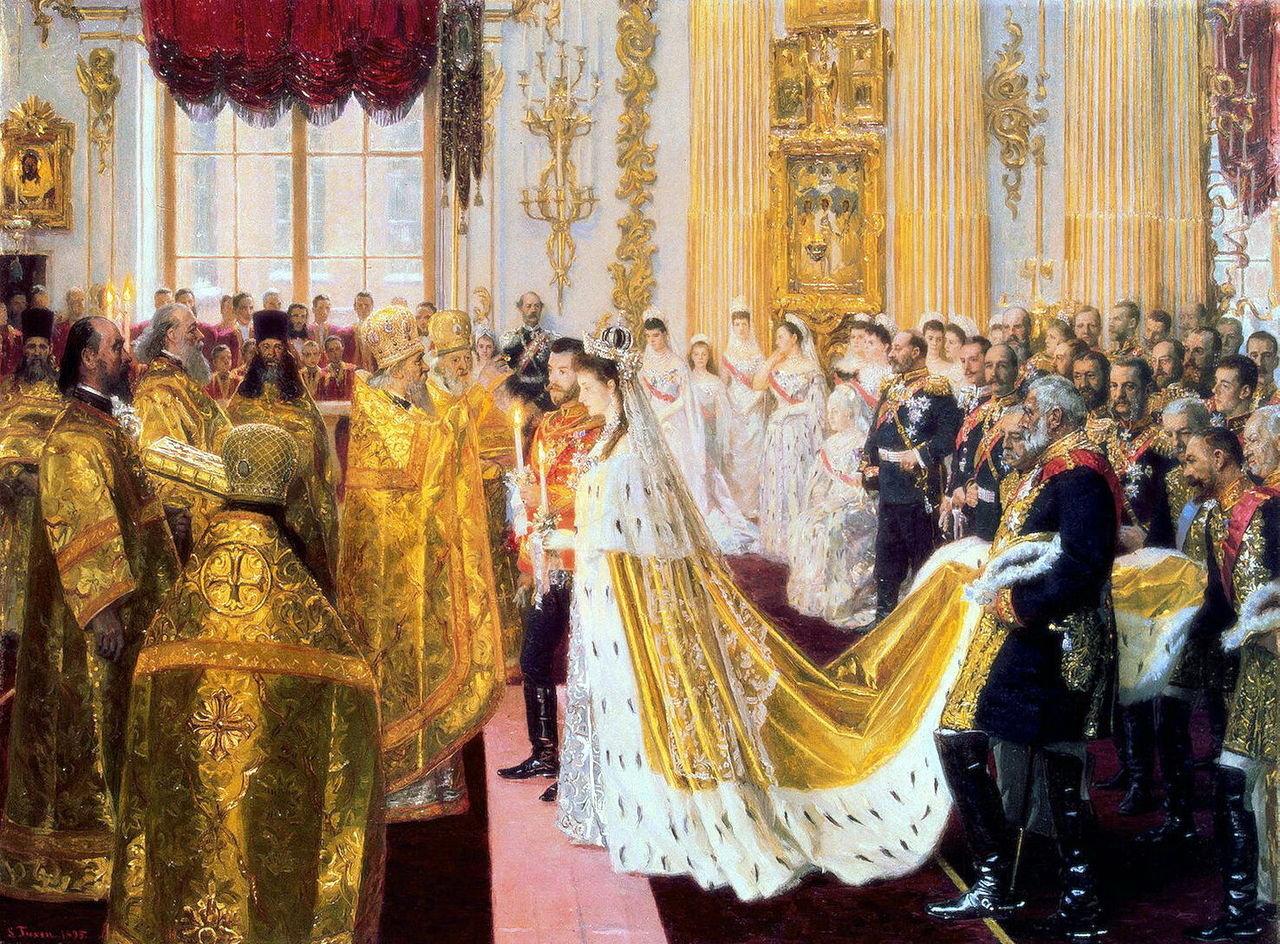 ing of Nicholas II and Alexandra Feodorovna by Laurits Tuxen,A3(16x12")Poster