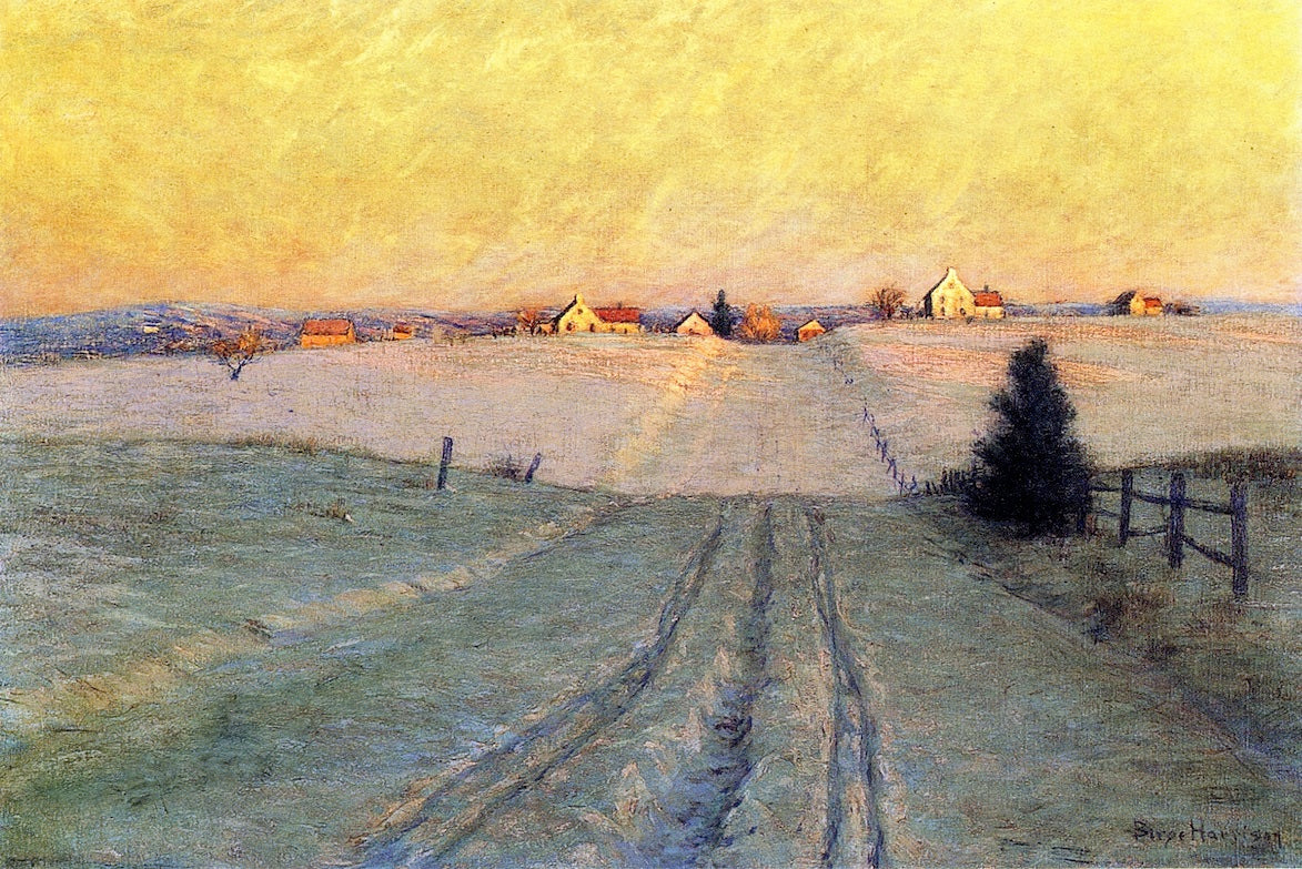 Late Winter Afternoon by Lowell Birge Harrison,A3(16x12")Poster