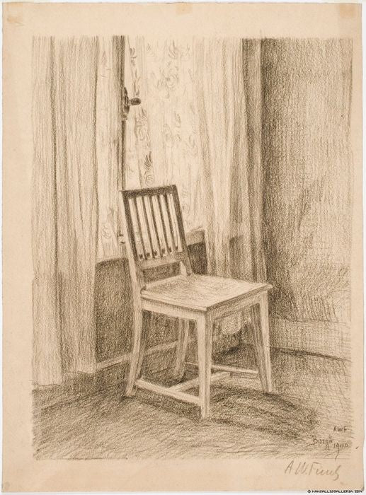 Chair in Front of the Window by Alfred William Finch,A3(16x12")Poster