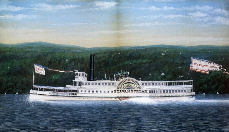 Sylvan Stream, vintage artwork by James Bard, A3 (16x12") Poster Print