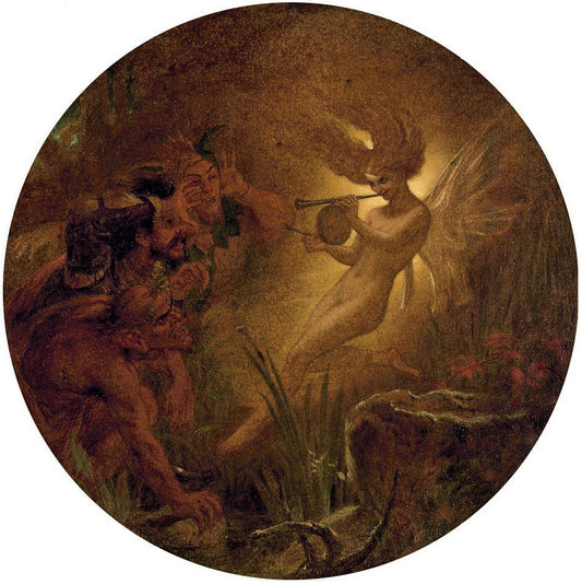 The Isle is full of Noises, vintage artwork by Sir Joseph Noel Paton, A3 (16x12") Poster Print