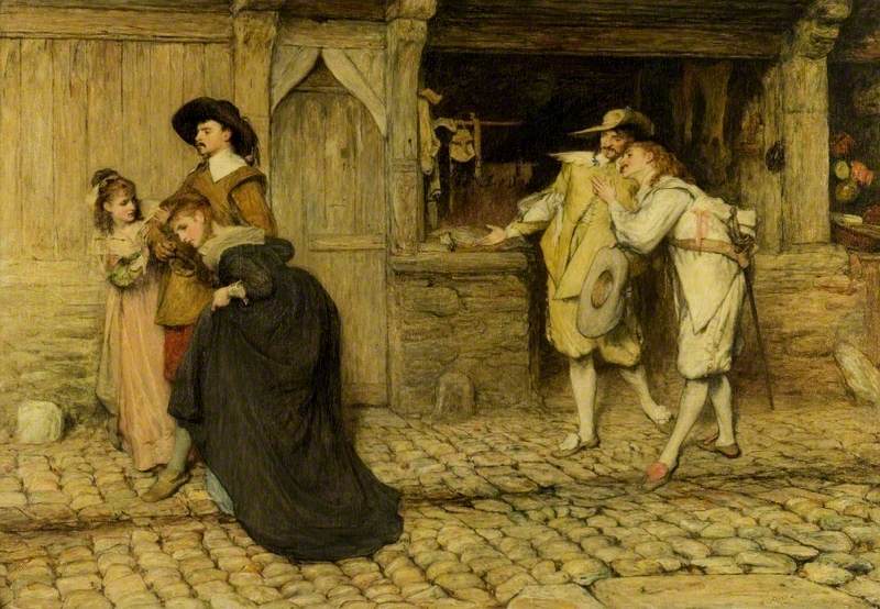 Casus belli, vintage artwork by Sir William Quiller Orchardson, 12x8" (A4) Poster