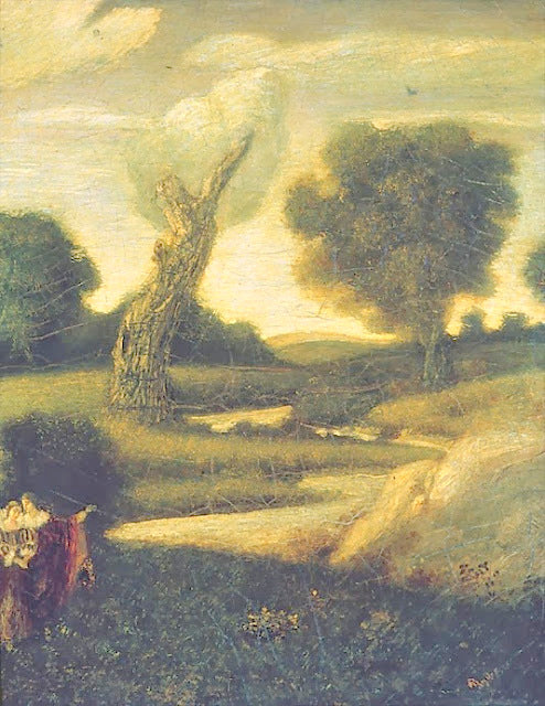 The Forest of Arden, vintage artwork by Albert Pinkham Ryder, 12x8" (A4) Poster