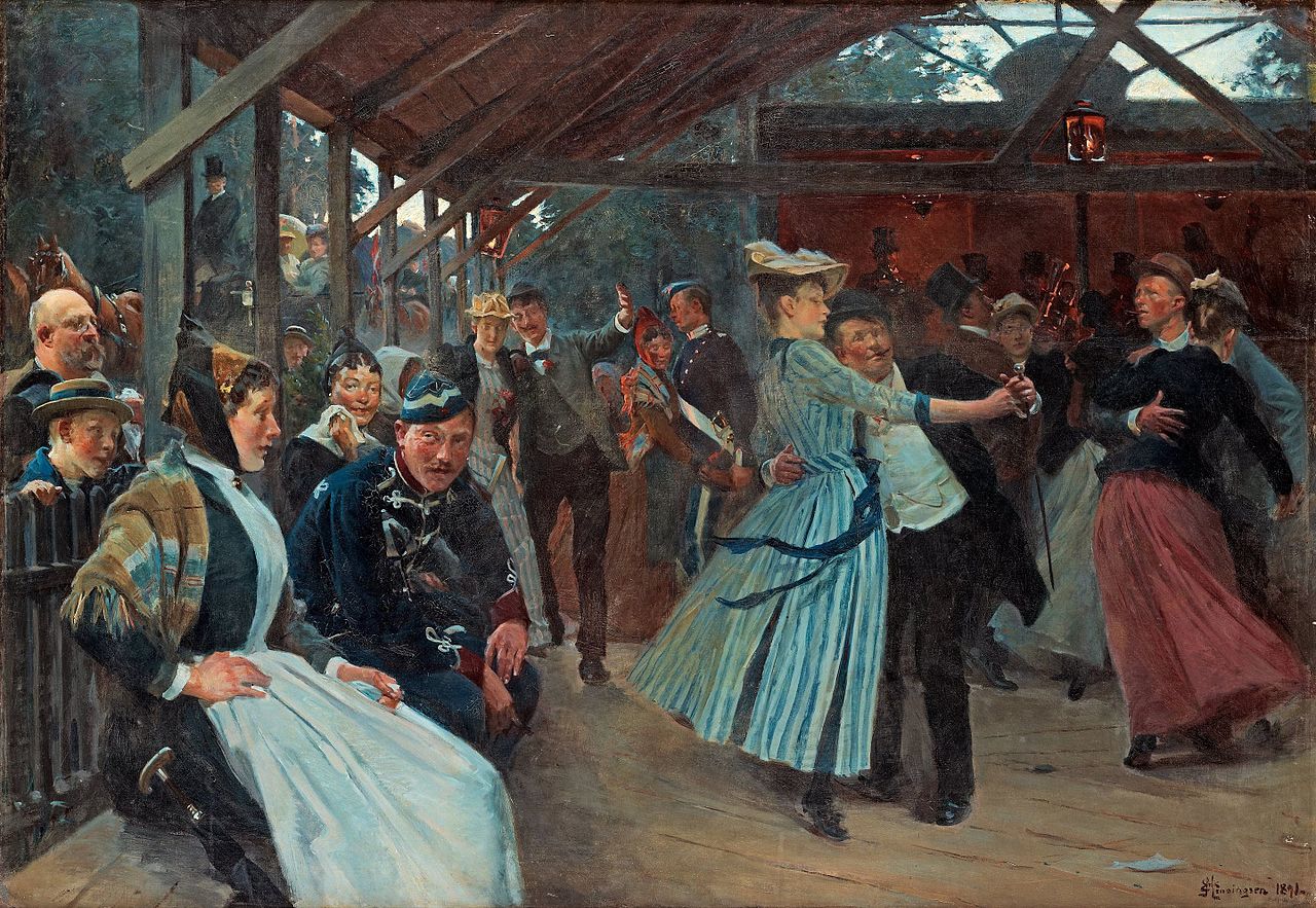The Dance Pavilion by Erik Henningsen,A3(16x12")Poster