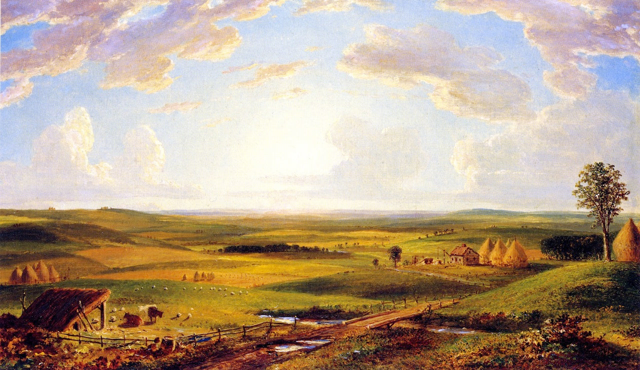 Minnesota Prairie, vintage artwork by Thomas P. Rossiter, A3 (16x12") Poster Print