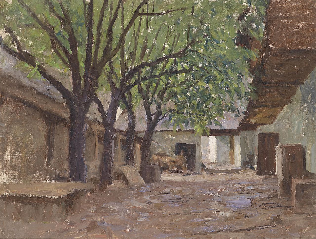 Farmhouses in Klagenfurt by Alfred Zoff,A3(16x12")Poster