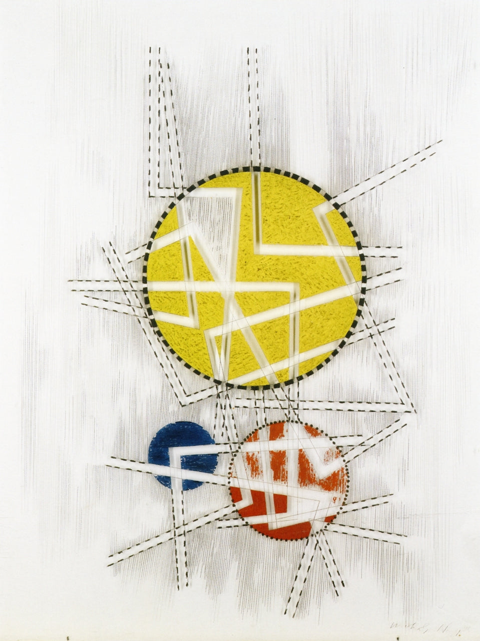 Lo, vintage artwork by László Moholy-Nagy, 12x8" (A4) Poster