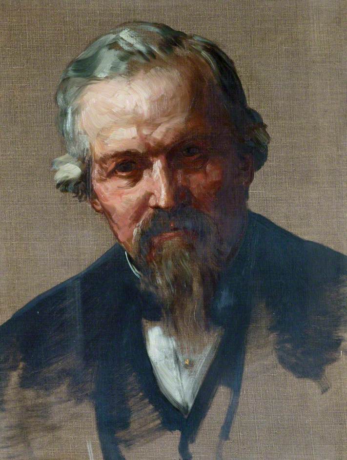 Professor John Marshall, FRS, Surgeon, vintage artwork by Alphonse Legros, 12x8" (A4) Poster