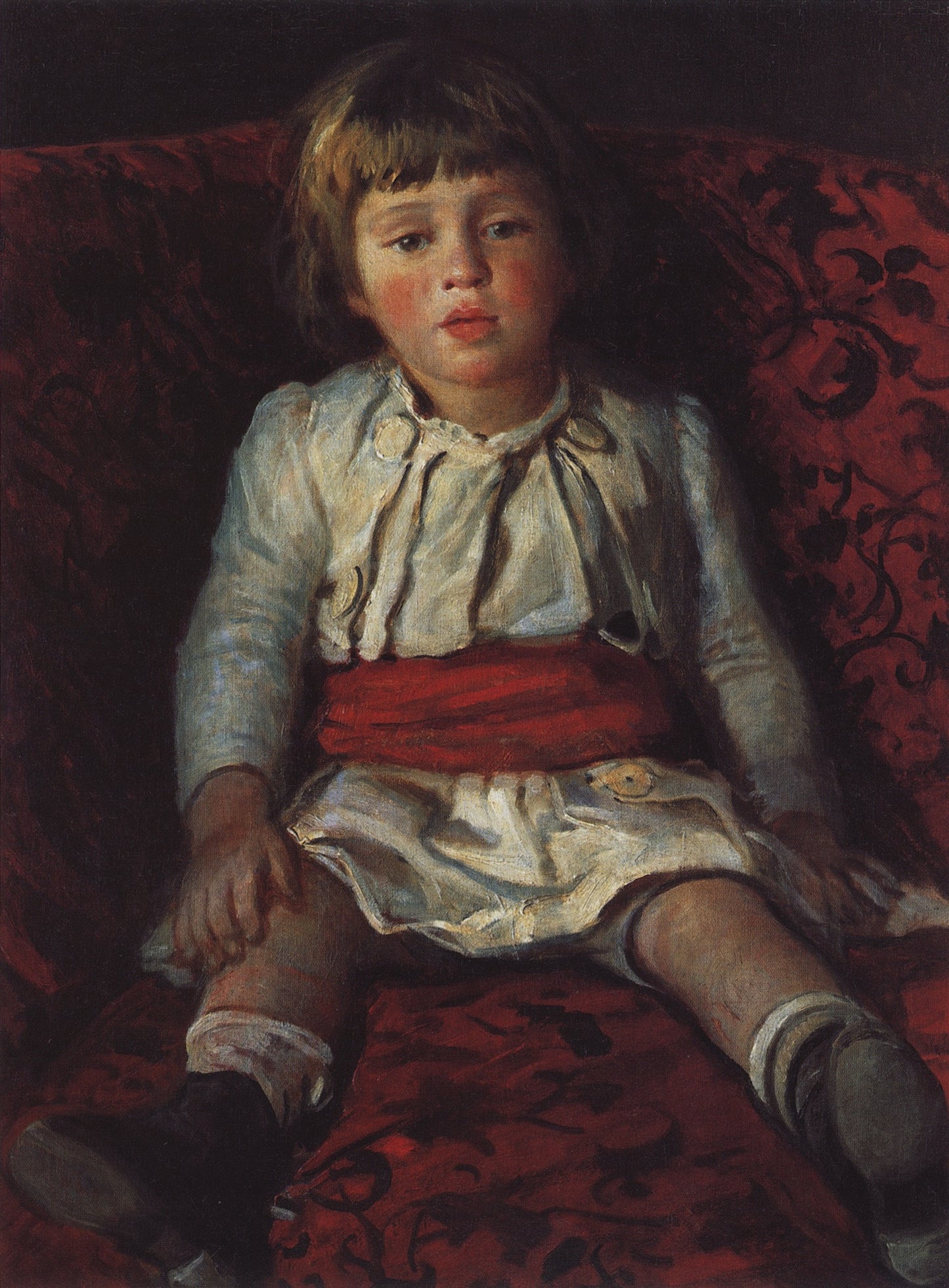 The Artist's Grandson Nikolai, vintage artwork by Nikolai Nikolaevich Ge, 12x8" (A4) Poster