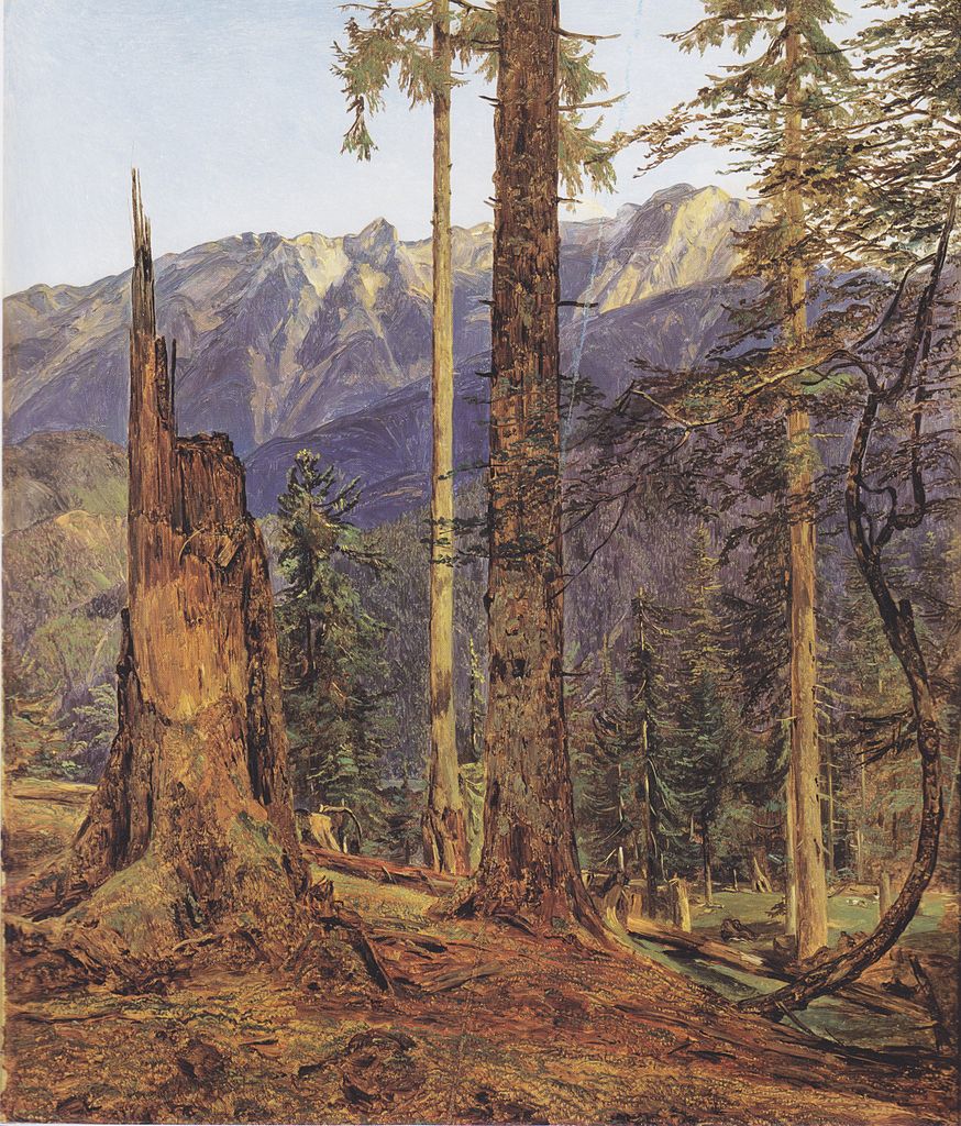 Höllengebirge at Ischl, vintage artwork by Ferdinand Georg Waldmüller, A3 (16x12") Poster Print