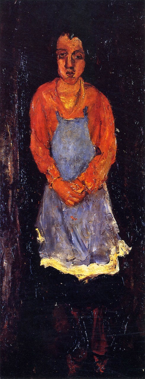 Cook with Blue Apron by Chaim Soutine,16x12(A3) Poster