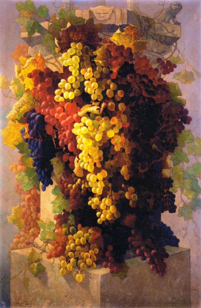 An Offering to Bacchus, vintage artwork by Edwin Deakin, 12x8" (A4) Poster
