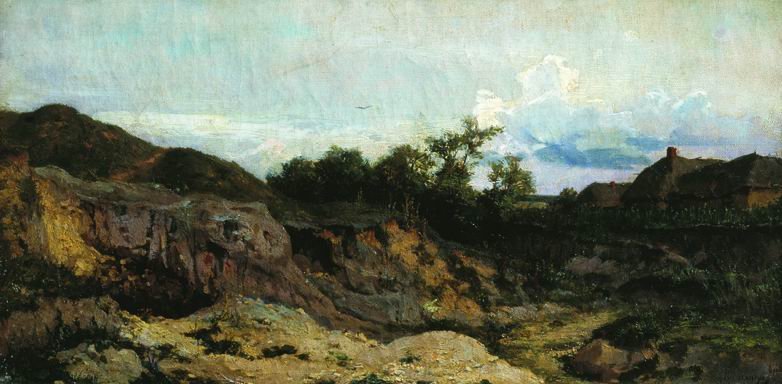 In the Orel Region, vintage artwork by Julius Klever, 12x8" (A4) Poster