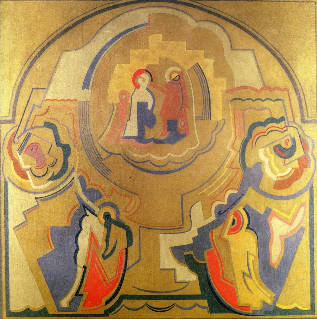 Homage to Fra Angelico by Mainie Jellett,16x12(A3) Poster