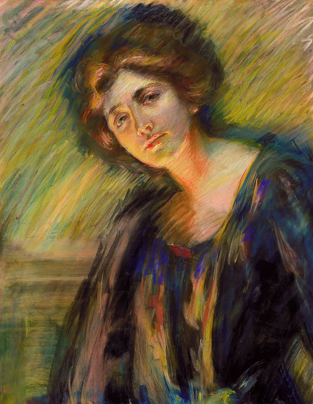 Firelight by Alice Pike Barney,A3(16x12")Poster