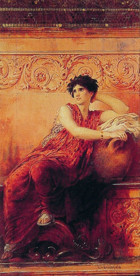 The Roman Pose, vintage artwork by Edwin Howland Blashfield, 12x8" (A4) Poster