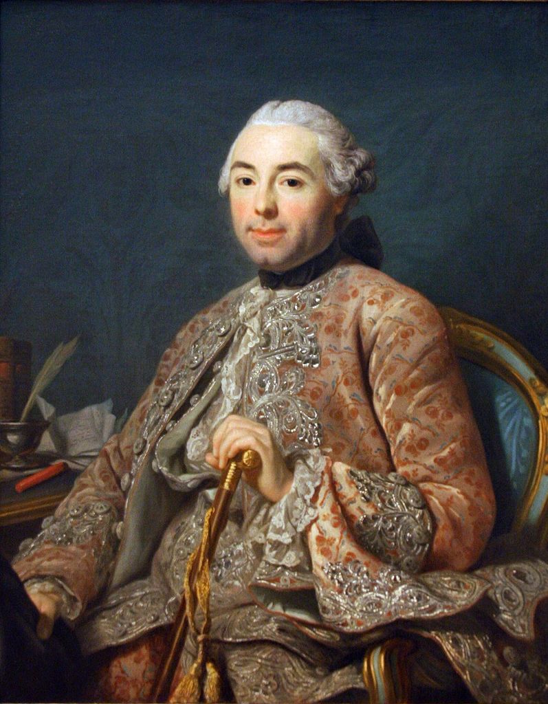 Baron of Neubourg-Cromiere, vintage artwork by Alexander Roslin, 12x8" (A4) Poster