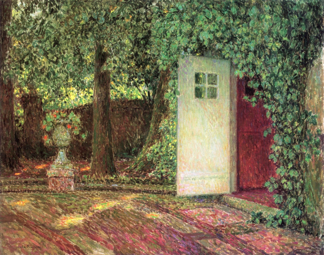 The Door among the Leaves by Henri Le Sidaner,A3(16x12")Poster