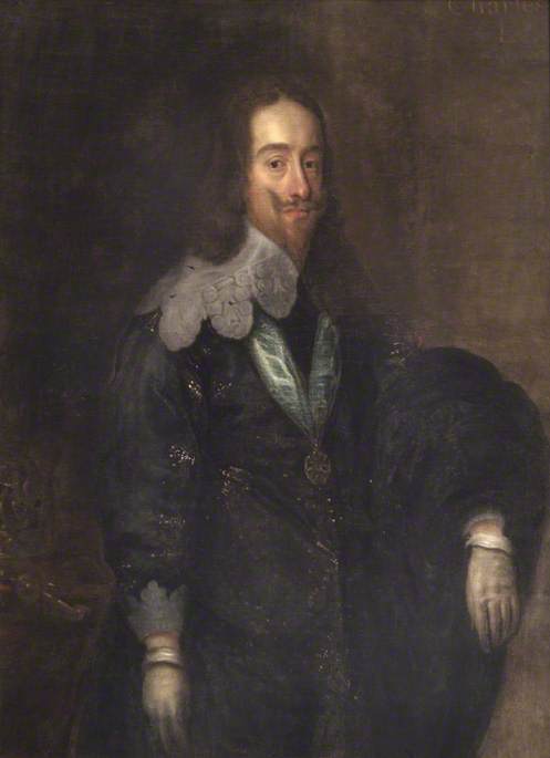 Charles I (1600-1649), vintage artwork by Attributed to Henry Stone, 12x8" (A4) Poster