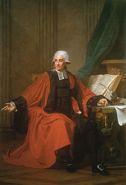 Joseph Merceron, Lawyer to the Parlement de Paris, vintage artwork by Martin Drölling, 12x8" (A4) Poster