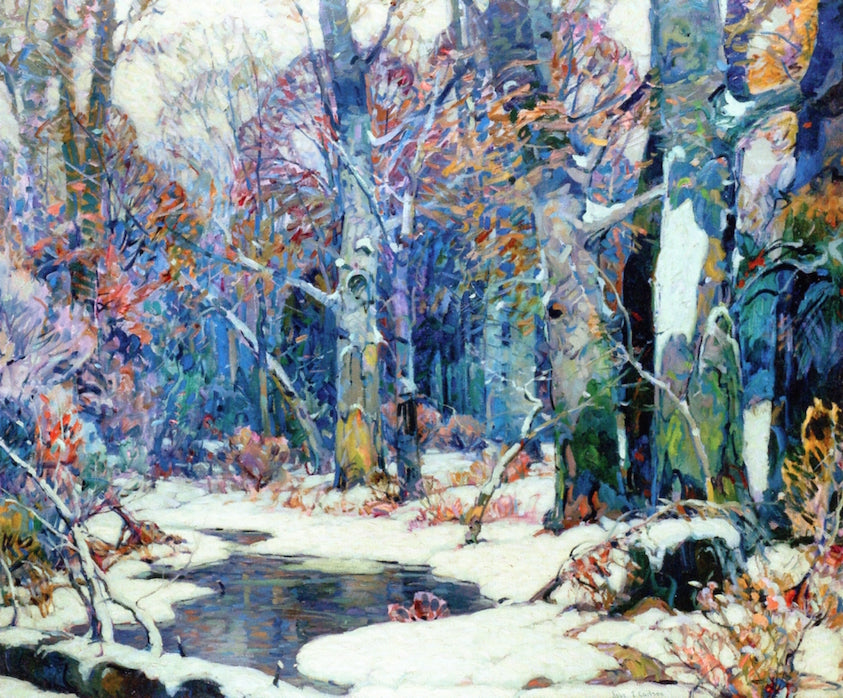 Forest Pool, vintage artwork by John F. Carlson, 12x8" (A4) Poster