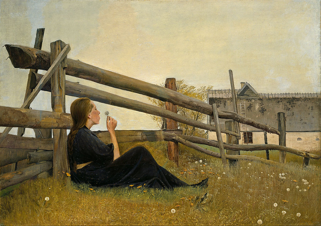 In the Month of June by Lauritz Andersen (L.A.) Ring,A3(16x12")Poster