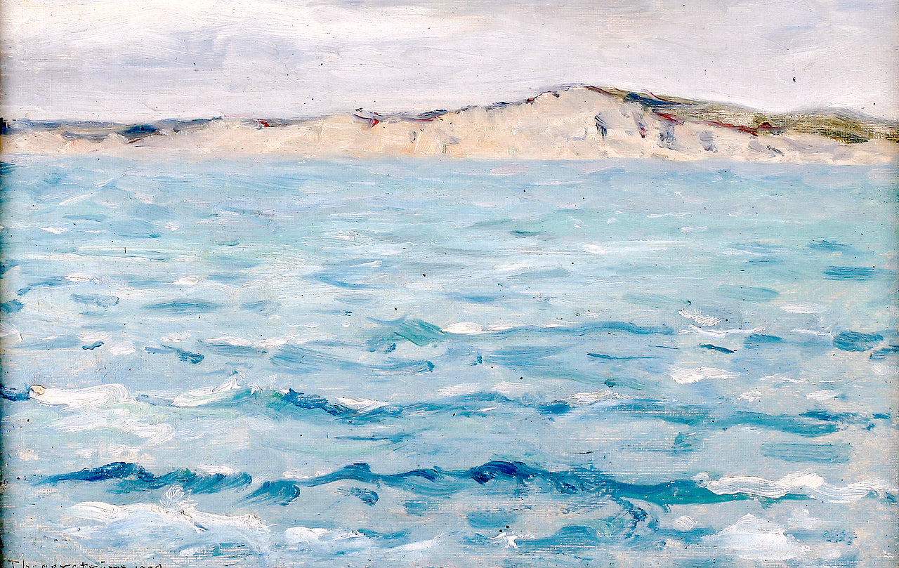 The German Coast, vintage artwork by Robert Thegerstrom, 12x8" (A4) Poster