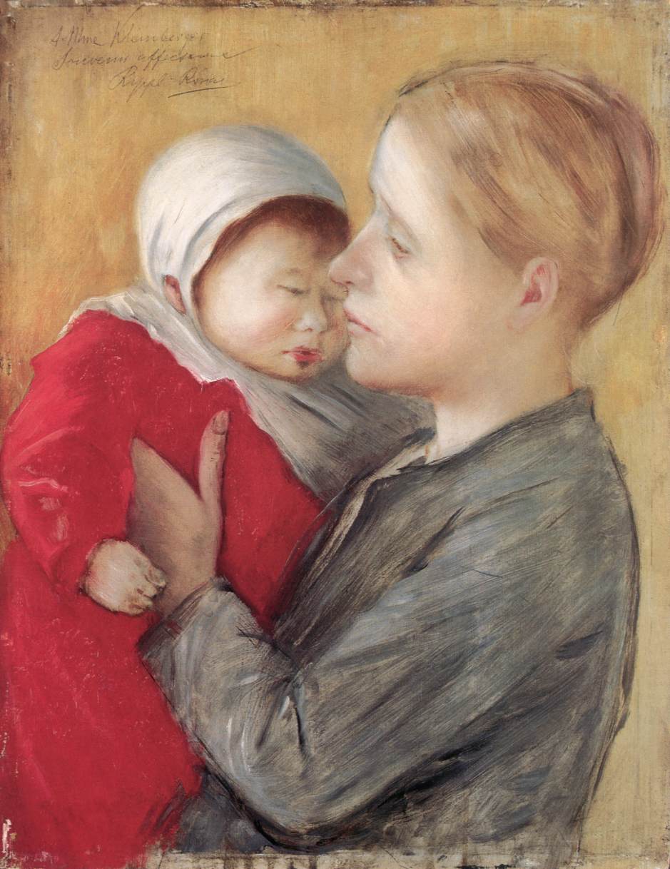 Mother with Child by Jozsef Rippl-Ronai,A3(16x12")Poster