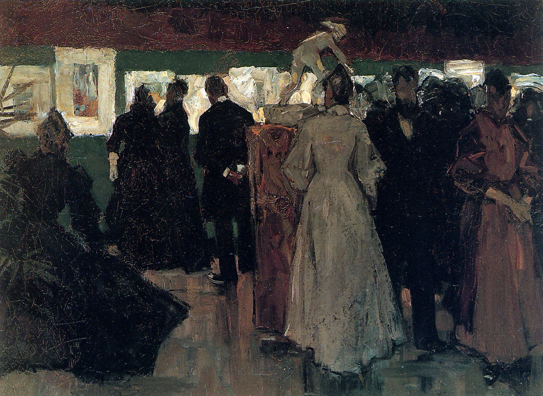 Exposition In Pulchri, vintage artwork by Floris Arntzenius, 12x8" (A4) Poster