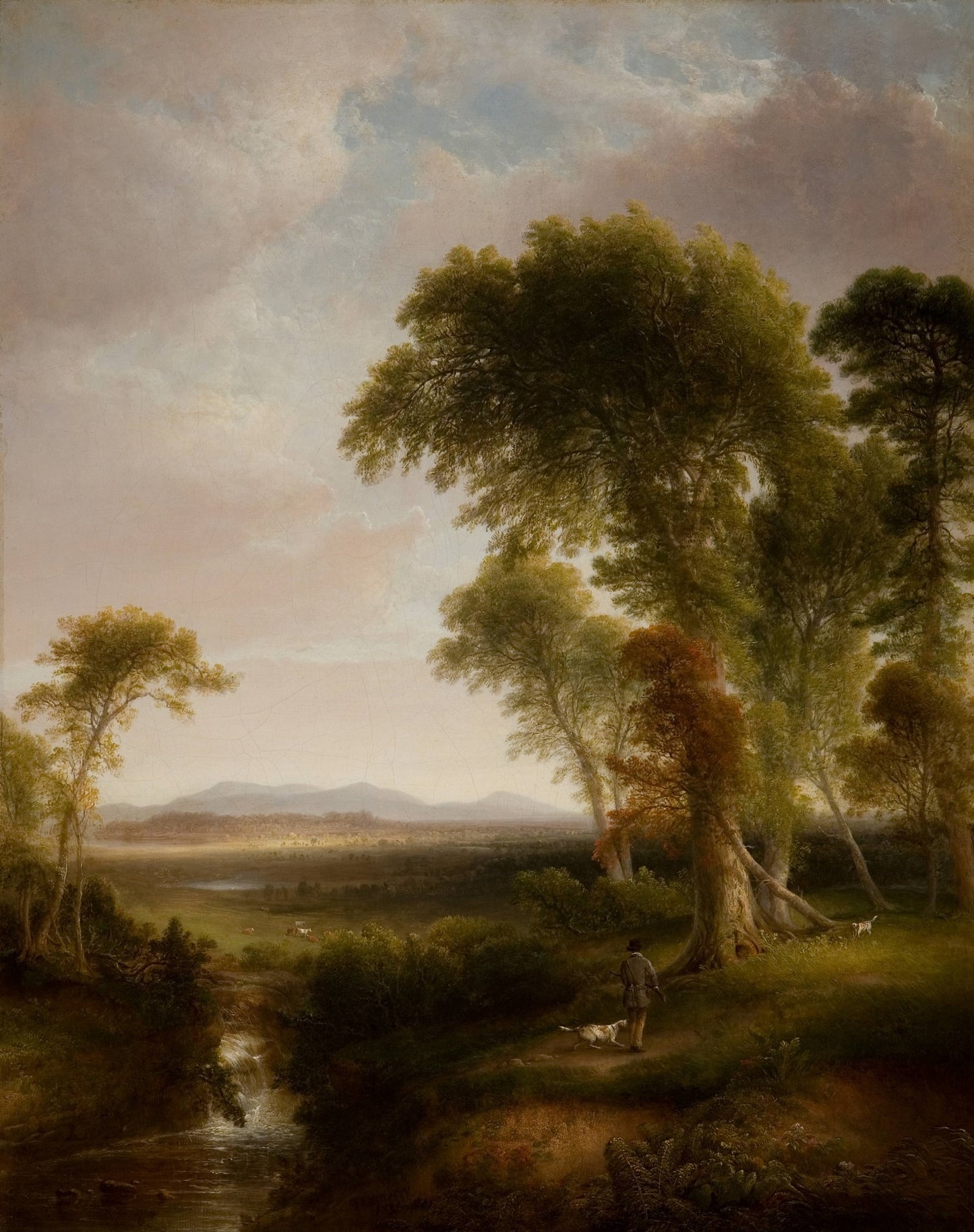 Huntsman, vintage artwork by Thomas Doughty, A3 (16x12") Poster Print