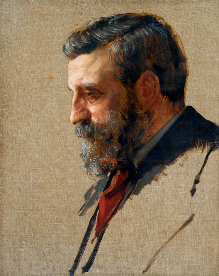 William Cosens Way, vintage artwork by Alphonse Legros, 12x8" (A4) Poster