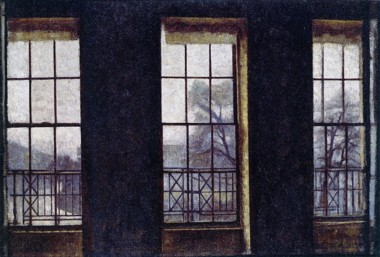 Interior in London, Brunswick Square by Vilhelm Hammershoi,A3(16x12")Poster